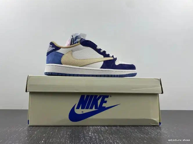 Cheap TRAVIS X DM7866-808 AIR 1 SCOTT CUSTOM JORDAN 0610